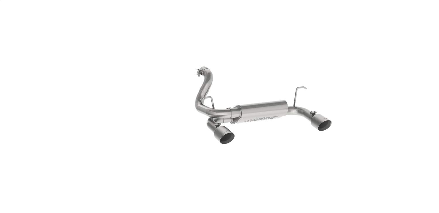 MBRP S5529AL 2.5" Axle Back, Dual Rear Exit Exhaust System (Aluminized Steel)