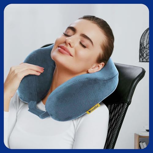 Coussin de voyage en mousse à mémoire de forme premium Travel Blue Tranquillity - 4