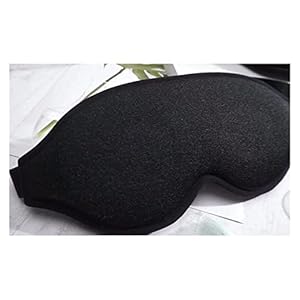 Unisex verstelbare slaap Blackout, oog, slaap oog, slaap nacht zachte oogbescherming (Color : Brown)