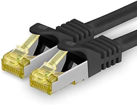 Cat.7 kabel sieciowy 5 m 10 kolorów 10 sztuk Cat7 kabel Ethernet kabel sieciowy LAN kabel surowy 10 Gb s SFTP PIMF LSZH zestaw kabel krosowy z wtyczką Rj 45 Cat.6a