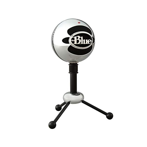 Blue Snowball USB-Mikrofon für Aufnahmen, Streaming, Podcasting, Gaming auf PC und Mac, Kondensatormikrofon mit Nieren…