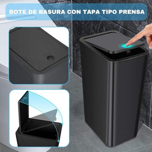La Mejor Lista de Cesto de Basura para Baño los 5 más buscados. 9 Cesto de Basura para Baño marca Timotech (3)