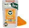 Azafran BIO Kurkuma Pulver, Kurkumawurzel fein gemahlen, Kurkumapulver als Gewürz oder für Curcuma Tee/Milch 250g