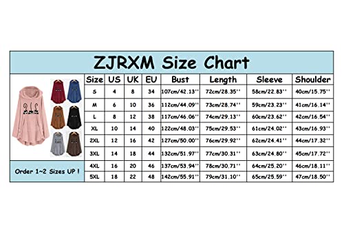 ZJRXM-Womens-Long-Sleeve-Cat-Printed-Hoodies-Pullover-Fall-Winter-Fuzzy-Fleece-Cute-Jumper-Sweatshirt-for-Teen-Girls