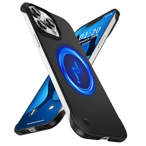 Coque rigide mate iPhone 13 Pro Max GRECAZO finition premium givrée style minimaliste