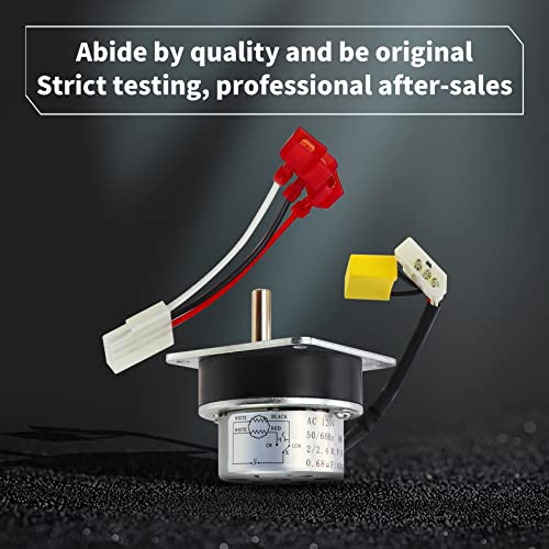 812-4421 Auger Feed Motor Replacement For Quadra-Fire Part 812-4421 & 812-4420，2.4Rpm 120V Auger Feed Motor Fits For Heatilator Cab50 Ps35 Ps50 7000-500 Ph，High Quality And More Robust #TOP6