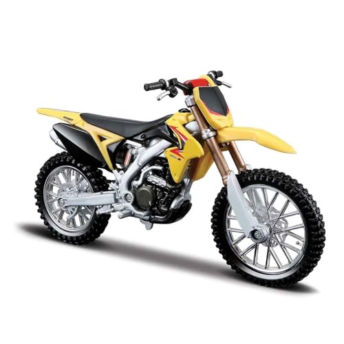Moto Suzuki RM-Z450 miniature 1/18 en alliage avec décor de club