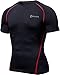 Tesla Men's Cool Dry Compression Baselayer Short Sleeve T Shirts R13