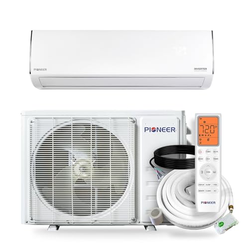 Diamante Essenza 11,500 BTU 17 SEER2 230V High-Wall Ductless Mini-Split Air Conditioner Inverter Heat Pump with 16 Ft. Kit