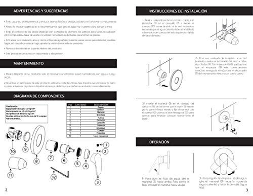 Consejos y comparativas para Comprar Monomando para regadera dica 4474 los más recomendados. 27 Imagen adicional
