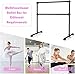 Costzon Portable Ballet Barre, 7”-47” Adjustable Double Freestanding Ballet Bar w/Stable Base, 4FT Fitness Ballet Bar for Kids Adults, Heavy-Duty Dancing Stretching Bar for Home (Black)