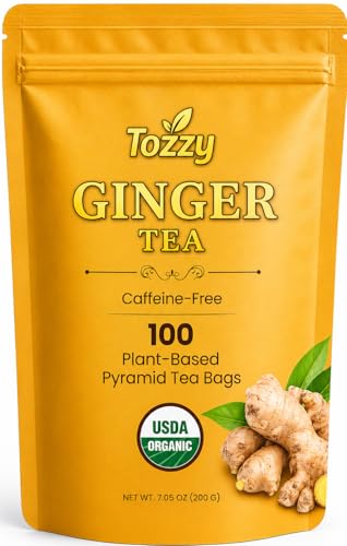 Tozzy Organic Ginger Tea Pyramid Bags