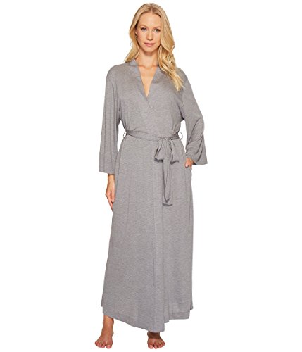 Natori Women's Shangri-La Robe,Heather Grey,Medium