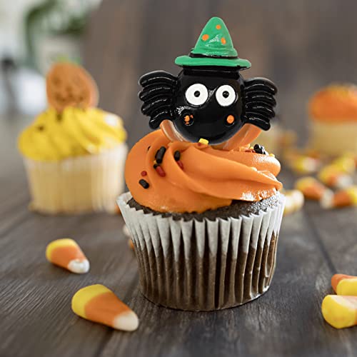 Halloween Fondant Cake Molds Halloween Silicone Mold Pumpkin Fondant Molds Pumpkin Spider Ghost Skull Bat Halloween Party Cupcake Topper Decorating Tools Non-Stick Silicone Molds For Cake Decor #TOP2