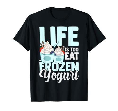 Receta de máquina para hacer helados de yogur congelado Froyo Camiseta