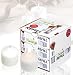 Produktbild Candelo 27er Set Eco Refill Kerzen Ambiente  Hohe Jumbo Teelichter Weiß  Wachsrohlinge zum Nachfüllen  Teelicht ohne Duft  12 Std. Brenndauer