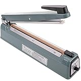 PrimeMatik - Selladora térmica metálica de 40 cm para bolsas de plástico