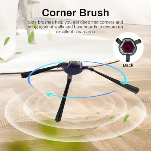 Image of Replacement Accessories Kit Compatible with Ecovacs Deebot U2 Pro /U2 /DGN22 Robot Vacuum Cleaning accesoriesU2 Pro /U2 /DGN22 (EDU2 NOMOPKIT)