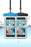 Topwey Universal Waterproof Case Waterproof Phone Pouch Cellphone Dry Bag for iPhone 11/11 Pro Max/Xs Max/XR/X/8/8P Galaxy up to 6.5