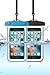 Topwey Universal Waterproof Case Waterproof Phone Pouch Cellphone Dry Bag for iPhone 11/11 Pro Max/Xs Max/XR/X/8/8P Galaxy up to 6.5",Waterproof Case for Beach Kayaking Travel or Bath (2 Pack)