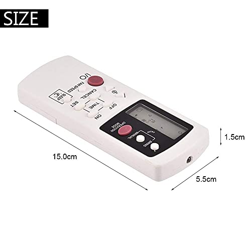 Image of Ehop GZ-1002A-E3 Compatible Remote Control for Voltas Air Conditioner VE-39 (Please Match The Image with Your existing or Old Remote Before Ordering)