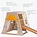AVDAR Indoor Jungle Gym, Toddler Climbing Playset, Wooden Montessori Indoor Playground for Kids, 8-in-1 Beechwood Climbing Toys for Toddlers 1-3,Easy Assembly, Safe & Sustainable,with Tent