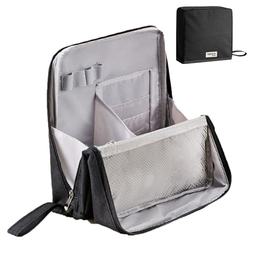 Neceser de pie | Gran espacio de almacenamiento impermeable - Organizador de cosméticos de viaje para el hogar, exterior, vacaciones, neceser para guardar artículos de aseo y pinceles para mujer