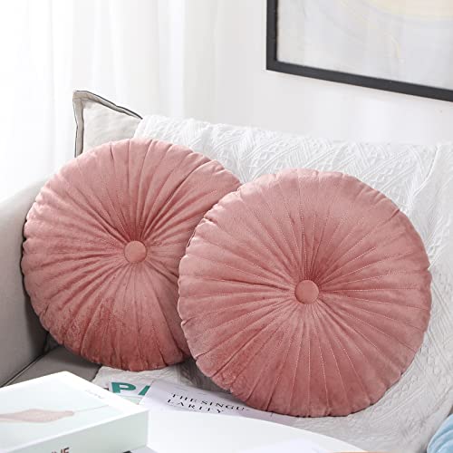 Namalu 2 Pcs Round Throw Pillow 13.8 Inch Decorative...
