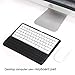 Buwico 2 in 1 Silicone Keyboard Wrist Rest Pad Wrist Support Keyboard Mat Wrist Rest Mouse Pad for Apple Magic Keyboard 2 (Black)
