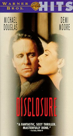 Película VHS Disclosure edición Reino Unido para una tarde de cine retro