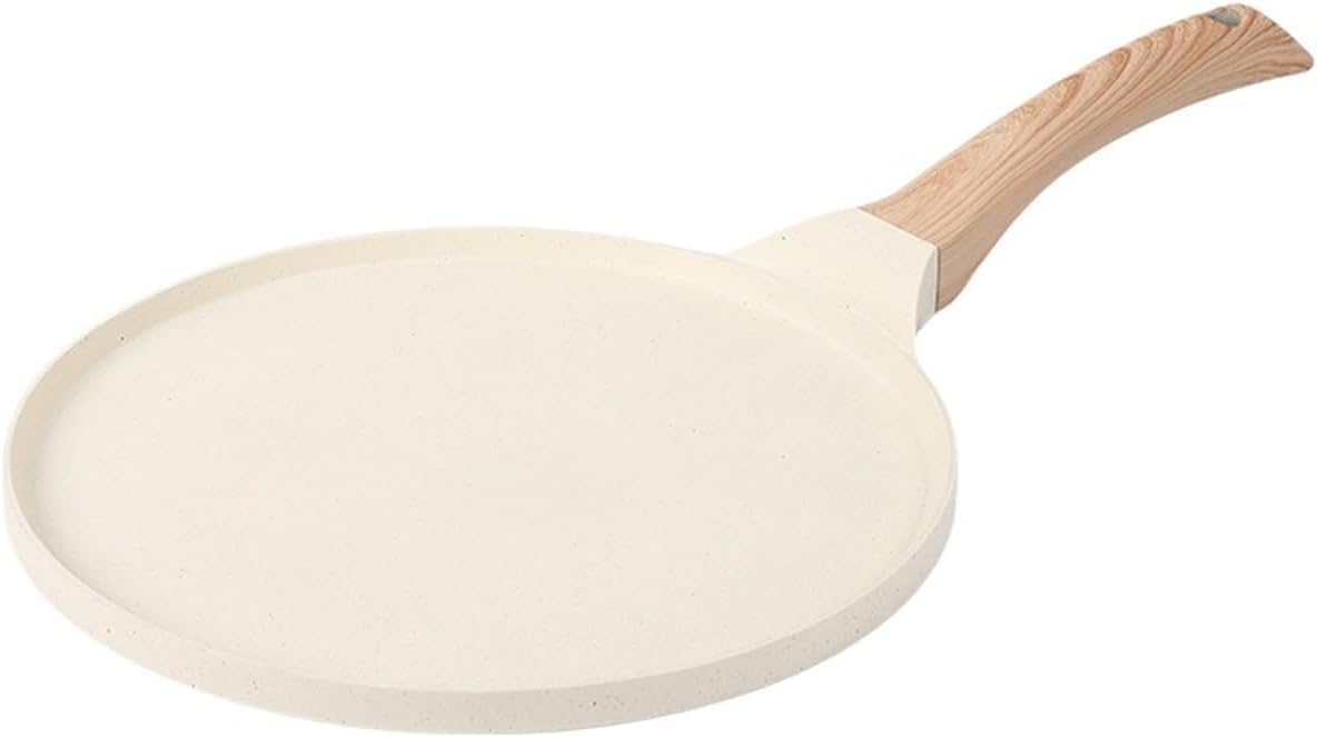 Compatible For Aluminum Alloy Crepe Pan Set, Nonstick Pizza Skillet For Induction And Gas Stove(Black 30 cm)