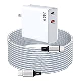 Contenu : 1 chargeur à double port, 1 câble USB C vers C de 2 m de long