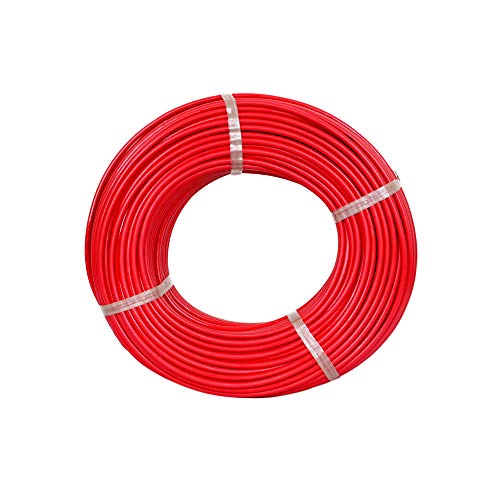 Image of GVD PVC & FR Insulated 4.0mm Single Core Flexible Copper Wires and Cables for Domestic /Industrial Electric /Home Electric Wire / 90 Mtr /Electrical Wire (Red)