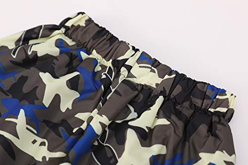 LZH Jungen Mädchen Regenmantel, wasserdichte Kapuze Jacke Mantel Hose Anzug 2PCS Sets