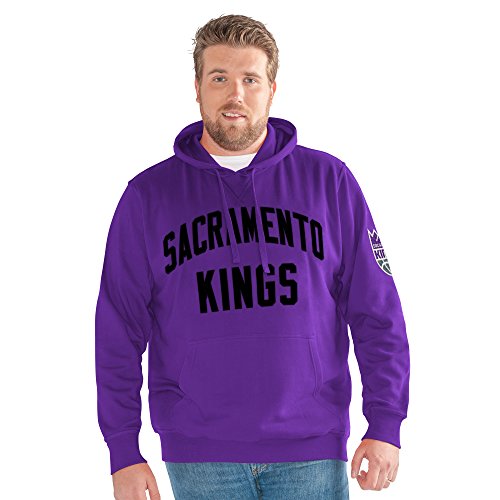 G-III Men's Big Man Jump Shot Pullover Hoody, Purple, 4X