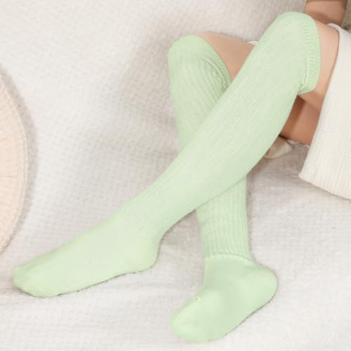Image of Pleneal Slouchy Socks for Women Scrunch Sock Knit Chunky Crew Boot Socks