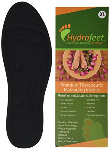 Hydrofeet Shoe Insoles - Massaging Shoe Insoles for Men Women and Children for Foot Pain Relief and Poor Circulation