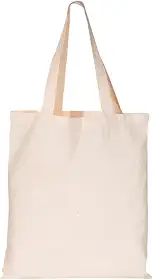 Sacola de Algodão Cru Bolsa Ecológica Eco bag 32x38cm Bege