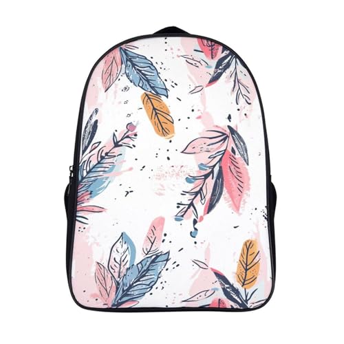 Mochila niña de gran capacidad impermeable con bolsillos laterales de 40x28x16cm