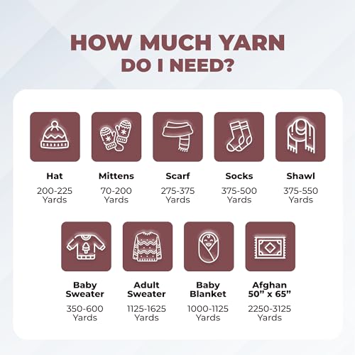 Image of Mary Maxim Maximum Value Acrylic Yarn for Crocheting and Knitting, Soft Worsted Weight Pink Yarn 4, Ideal for Blankets, Sweaters, Hats, and Scarves, 8 oz Skein (474 Yds), Dark Rose - 1 Skein