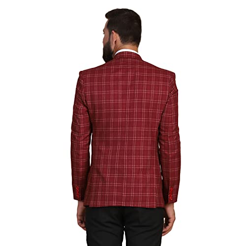 Image of TAHVO Grey Notched Lapel Blazer with Hanky