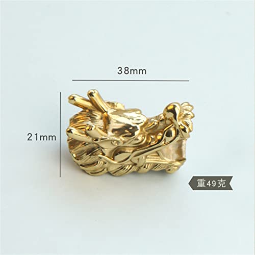 Poignée laiton armoire dragon déco pour relooker la commode - 3