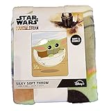 The Northwest Store Star Wars: Mandalorian On The Go Silky Soft Throw 40 x 50 inches