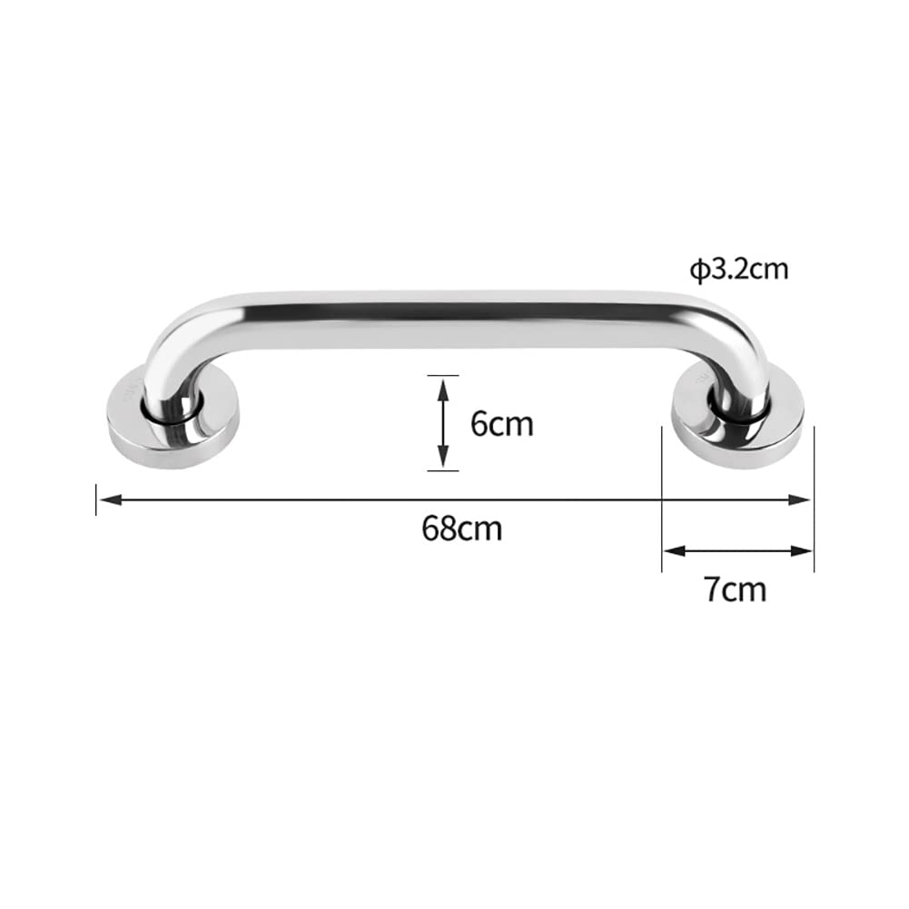 asideros para baño, Barra de Agarre for Baño Barandilla de Acero Inoxidable Manija de Seguridad Interior Pulida Barras de Agarre for Bañera Barandillas de Ducha for Personas Mayores Discapacitadas (38
