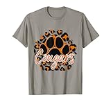 Cougar School Spirit Sport Team Shirts