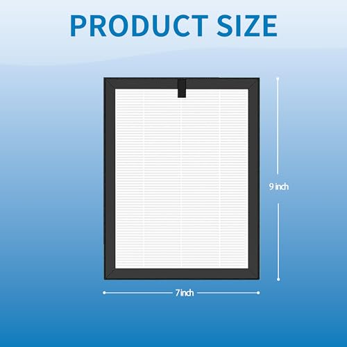 Image of ClearAir-A5 Replacement Filter, Compatible with VEWIOR ClearAir-A5 Air Purifier, 3-in-1 H13 True HEPA and Activated Carbon Filters, 4 Pack