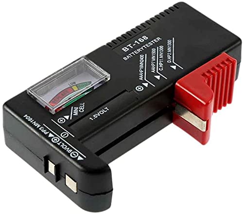 Digitales Batteriemessgerät Universal-Knopfzellen-Volttester Checker für AA/AAA/C/D / 9V / 1,5V Nizza verarbeitet