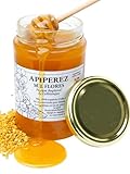 APIPEREZ Miel Cruda Mil Flores Calblanque 500g – Miel Natural de Floración Mediterránea – Energética, Antibacteriana y Antiinflamatoria – Recolectada en Parque Regional de Calblanque