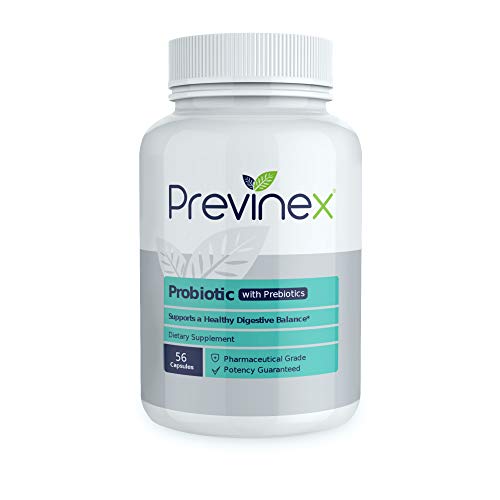 Previnex Probiotic - Advanced Strength Probiotics w/Prebiotics: 30B CFU's - Digestion, Post-Antibiotic, Colon Health, Gut Health & Immune System Support - Shelf Stable, Acid Resistant, High Potency