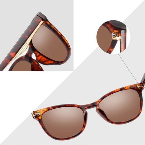 KANASTAL 2025 Polarised Sunglasses Womens Classic, High Qualities Sunglasses Ladies Retro UV400 Protection